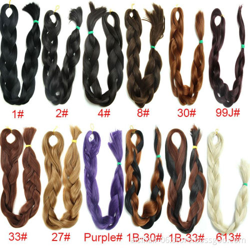 Aisi Hair Heat Resistant Yaki Style Synthetic 82 inch 165 g Long Jumbo Braid Hair Extension